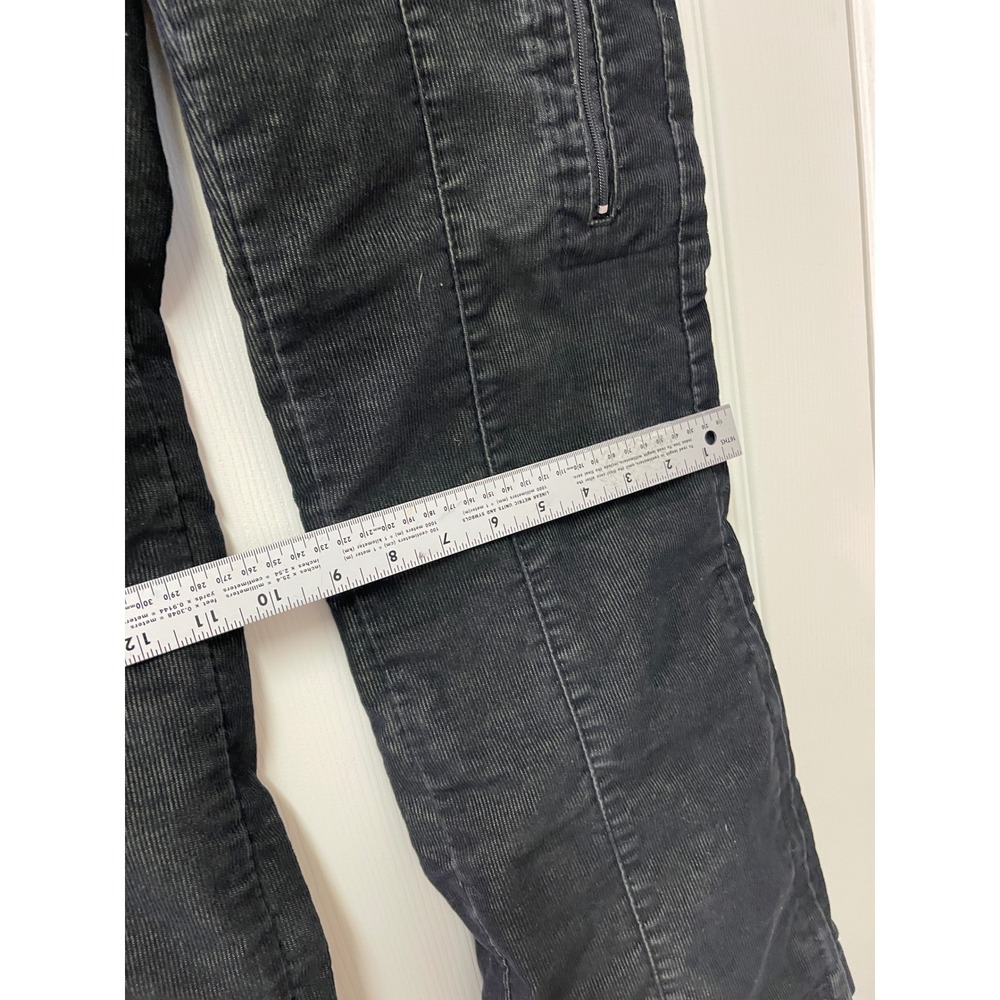 Athleta Cargo Pants Womens 8 Blue Green Corduroy Utility Color Shift - Picture 16 of 17